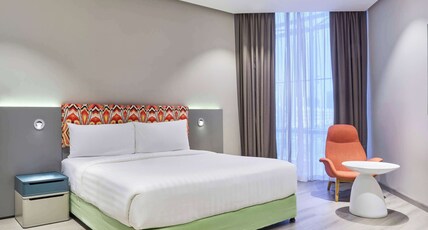 Ibis Styles Jumeirah, Bur Dubai Room Type - Standard Room with 1 double bed, City side Ibis Styles Jumeirah, Bur Dubai Room Type - Standard Room with 1 double bed, City side