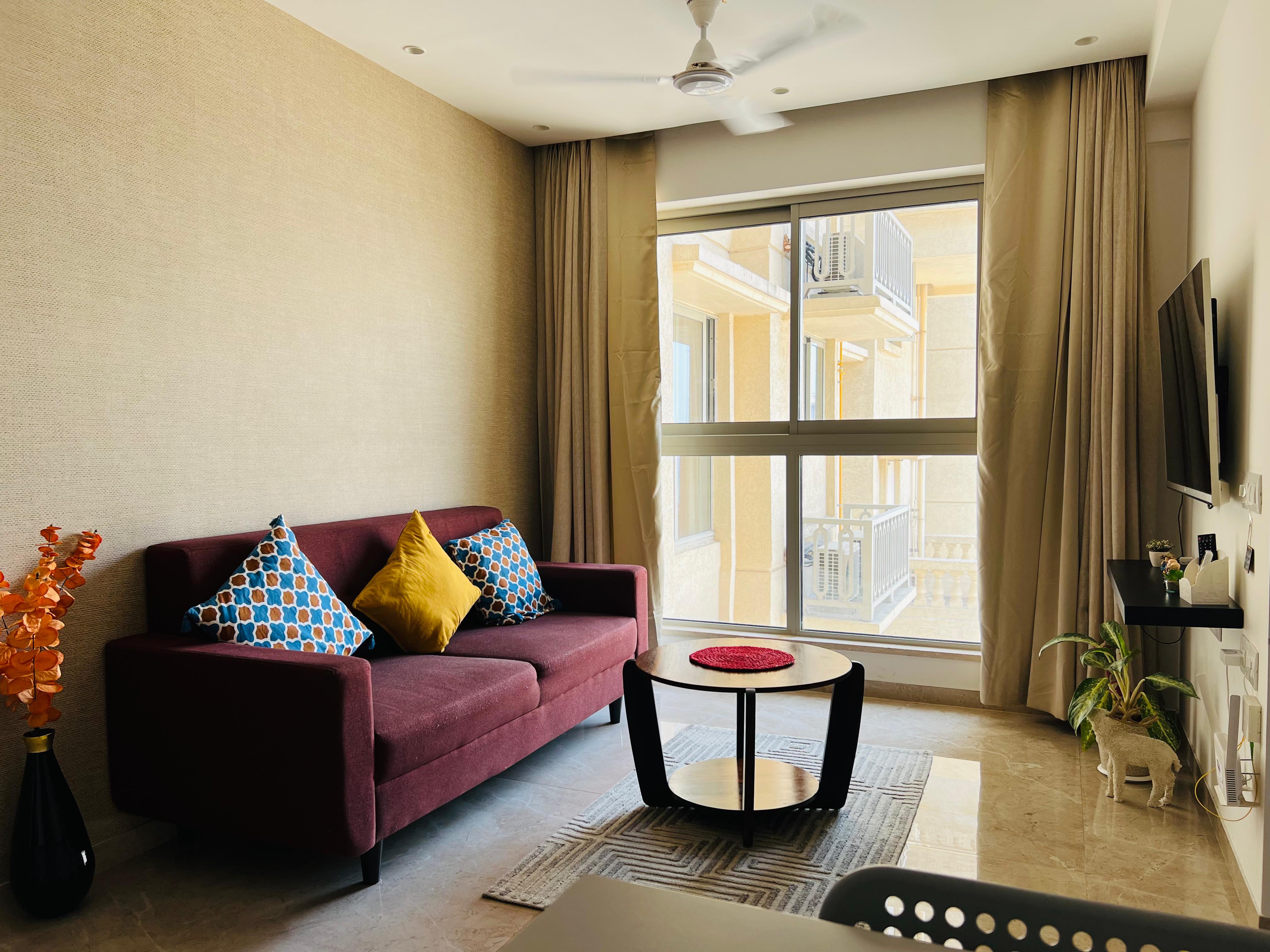 Trendy 1BHK Apartment in Powai - Tap to explore photos