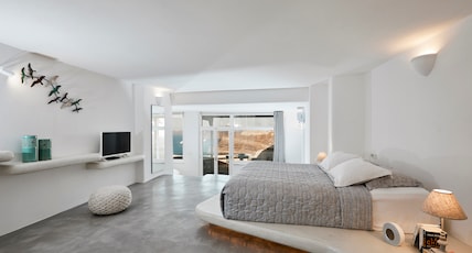 Suites of the Gods Cave Spa Hotel Room Type - Vip Suite with Private Outdoor Hot Tub & Caldera View Suites of the Gods Cave Spa Hotel Room Type - Vip Suite with Private Outdoor Hot Tub & Caldera View