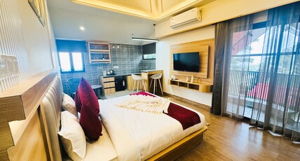The Whispering Winds Resorts Room Type - Premium Studio Suite- Private Kitchen | Balcony