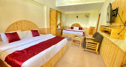 Hotel Purnima Kasol Room Type - Family Room with varnda and River view