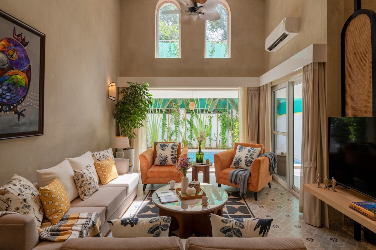 TBK VILLAS,ELEGANCE,ASSAGAON,WITH PVT POOL - Tap to explore photos