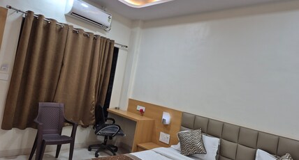 HOTEL SATYAM stay in luxury stay in comfort Room Type - Super Deluxe room with garden view & queen size bed HOTEL SATYAM stay in luxury stay in comfort Room Type - Super Deluxe room with garden view & queen size bed