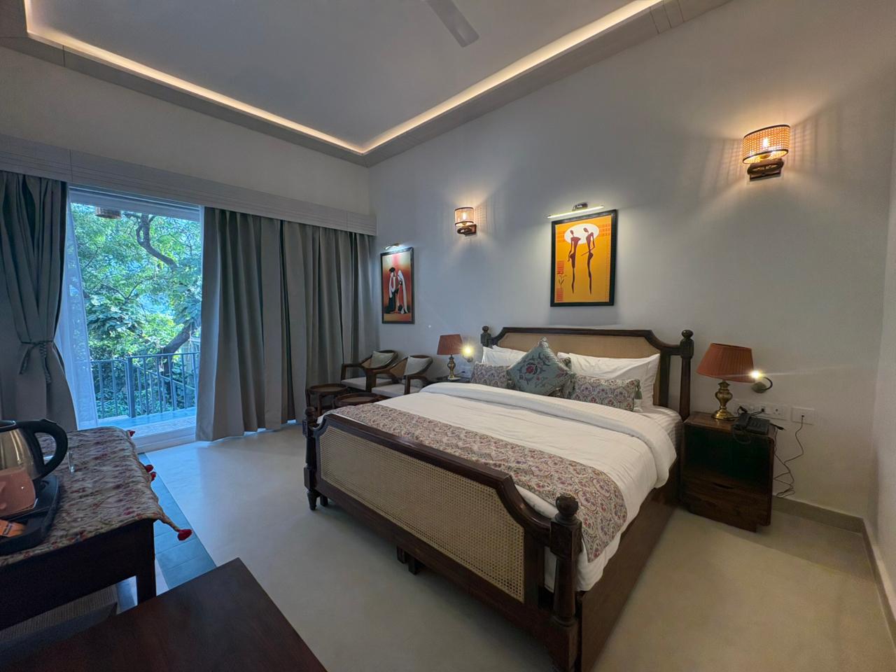 Amoha By The Ganges Luxury Glass House with Private Terrace - Tap to explore photos