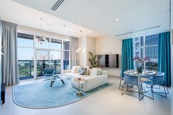 ELIVAAS Curated 2BR City Central Suite in Marina Arcade