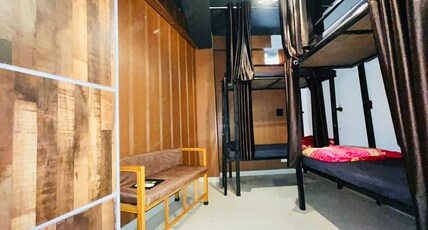 NomadsHouse | Rooms & Dorms Room Type - Mixed Dorm |1 bed in 4 Bunk Bed AC Dorm | Shared Washrooms