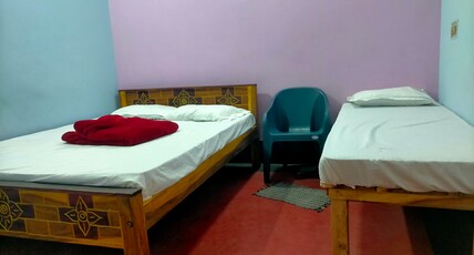 Jagannath Jatri Niwas Puri Room Type - 3  to 4 people Stay Family  Room (Fan + Stand Fan)