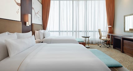 The Westin Kolkata Rajarhat Room Type - Club Twin with Bathtub & 1 way airport transfer city view The Westin Kolkata Rajarhat Room Type - Club Twin with Bathtub & 1 way airport transfer city view
