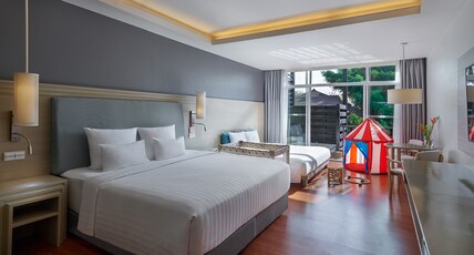 Pullman Phuket Panwa Beach Resort Room Type - DELUXE FAMILY ROOM, 1 King Size bed, 1 Sofa bed, Balcony