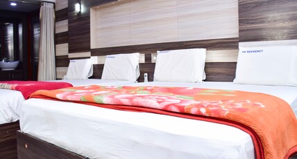 V K Residency Room Type - Non AC Double Bedded Room