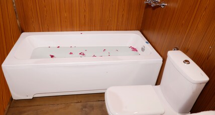 LaHermitage Resort Room Type - Wooden Cottage With Bathtub Hill and Valley View LaHermitage Resort Room Type - Wooden Cottage With Bathtub Hill and Valley View