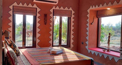 Madhuban Eco Retreat, Ratapani Tiger Reserve Room Type - Mud House Standard