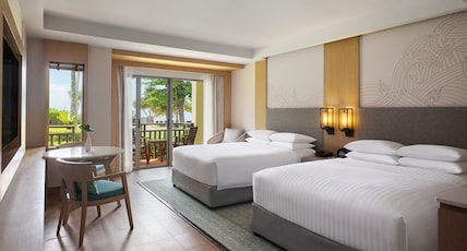 Phuket Marriott Resort & Spa, Merlin Beach Room Type - Larger Guest room, 2 Double, Ocean view, Beach front access, Terrace Phuket Marriott Resort & Spa, Merlin Beach Room Type - Larger Guest room, 2 Double, Ocean view, Beach front access, Terrace