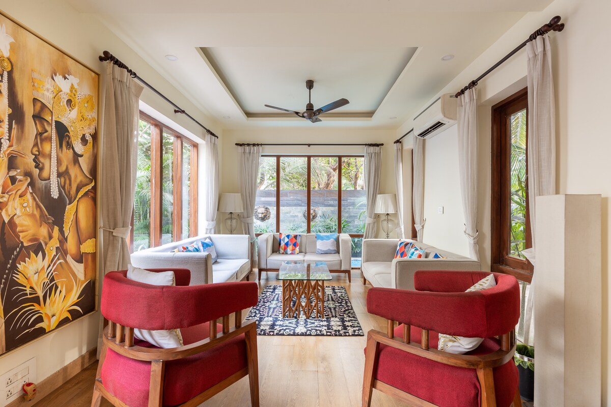 Budh Villa by Serai Villas 4BHK Calangute - Tap to explore photos