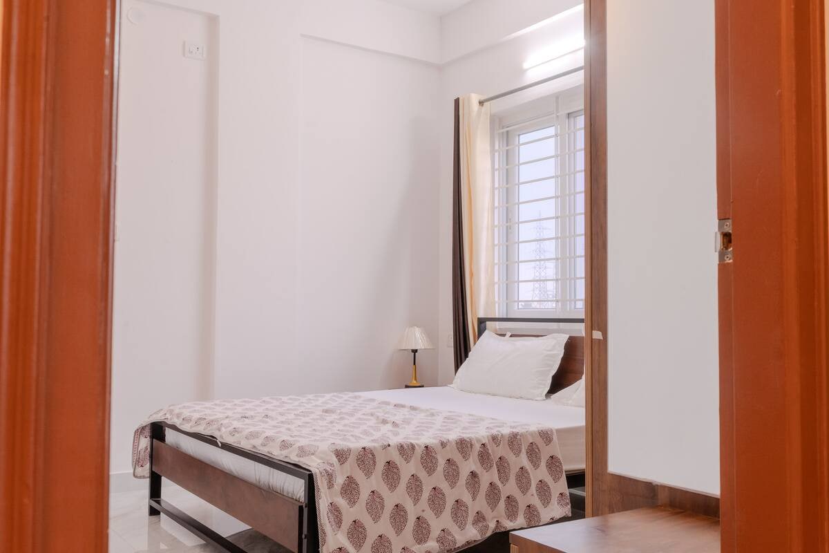 Spacious Modern 3BHK in E - City | Balcony View - Tap to explore photos