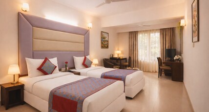 The Solace Hotel - Nehru Place Room Type - Twin Bedded Room