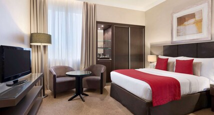 Ramada Abu Dhabi Downtown Room Type - 1 Queen Bed Mobility Accessible Room