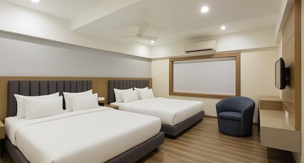 The Sky Imperial Welcome,Somnath Room Type - Deluxe Quad (Family Room)