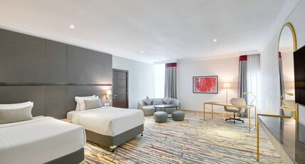 Ramada by Wyndham Doha Old Town Room Type - Classy Room, City Pool View, 2 Single Beds, Smoking Ramada by Wyndham Doha Old Town Room Type - Classy Room, City Pool View, 2 Single Beds, Smoking