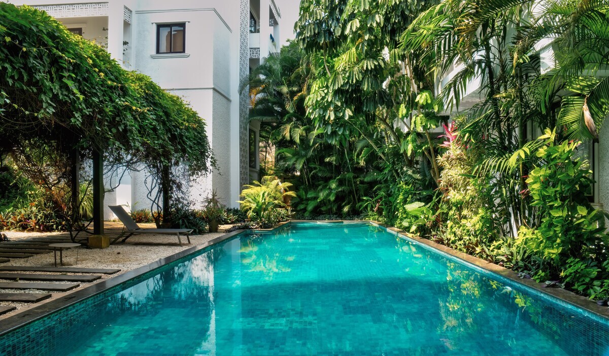Lux 2bed apartment by Masaya Stays,North Goa - Tap to explore photos