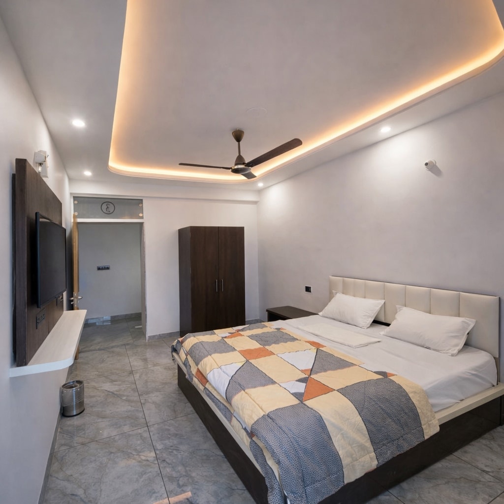 Baba Prakashpuri Hotel Restaurant AC Room Stay - Tap to explore photos