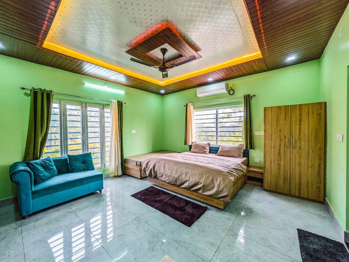 Sukoon Villa 2 - 2BR FF near Jolly Grant Airport by Homeyhuts - Tap to explore photos