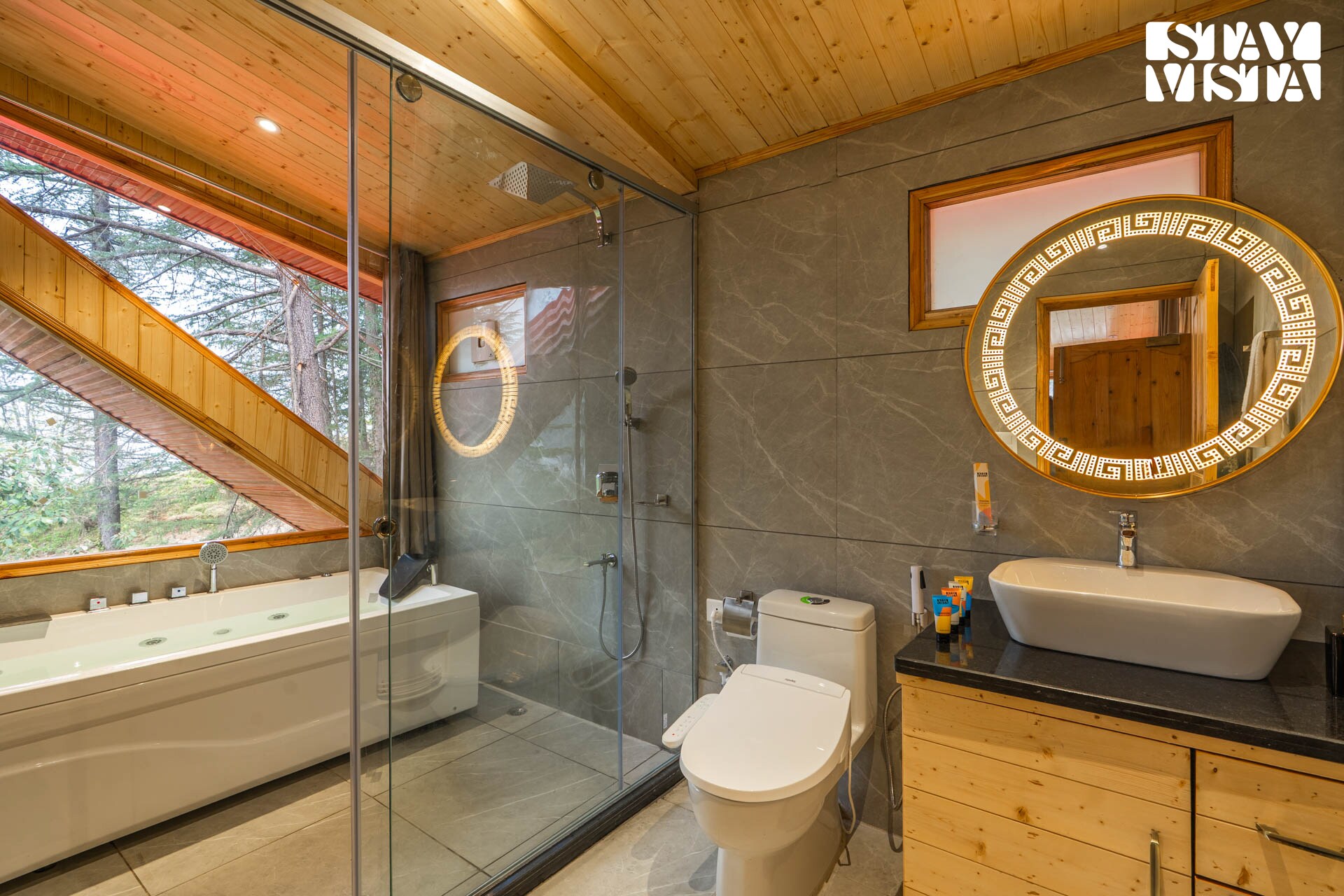 StayVista at Plum @ The Orchard Song- Chail With Jacuzzi - Tap to explore photos