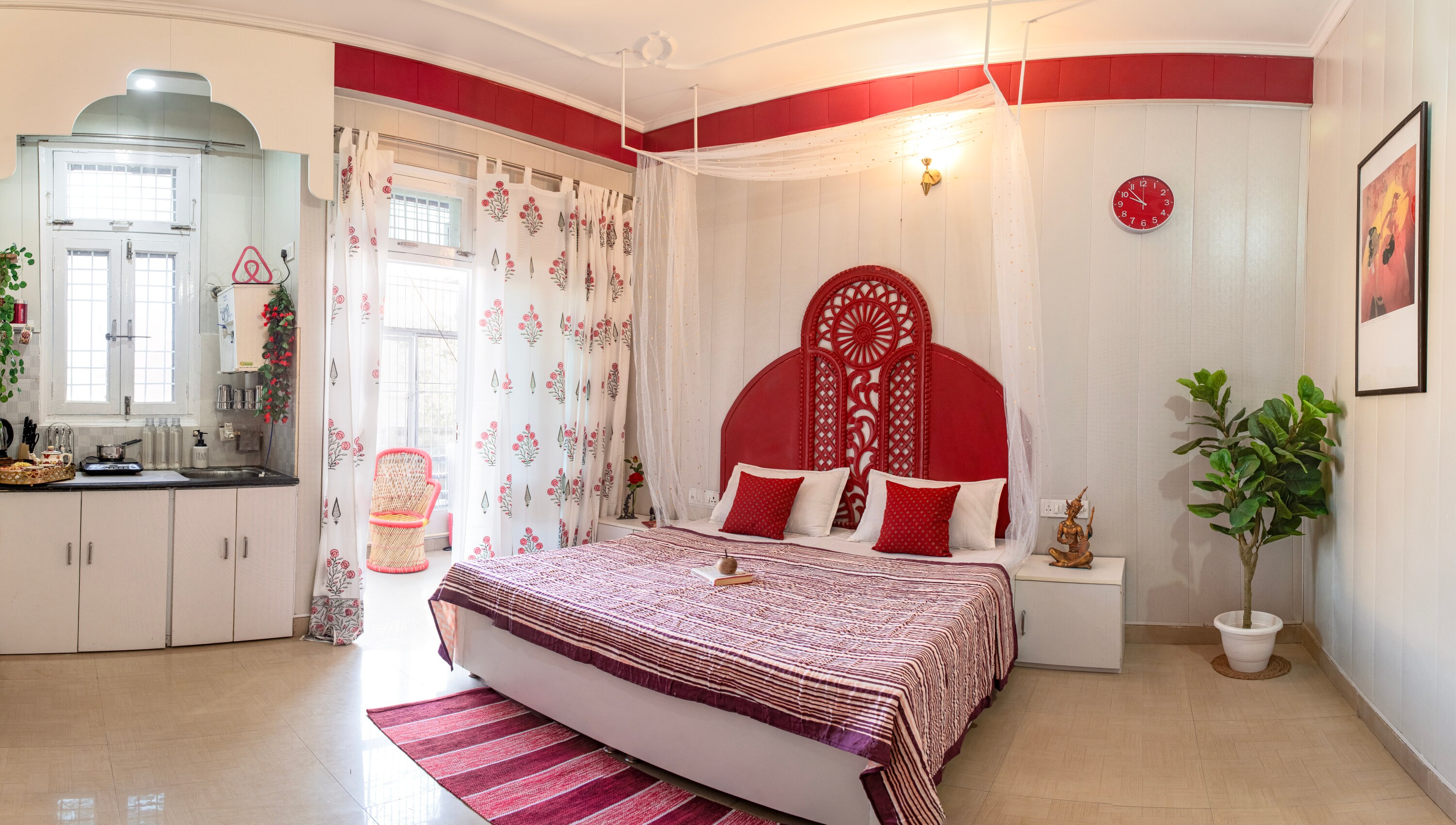 Cherry Blossom- Isckon Retreat center of Vrindavan - Tap to explore photos