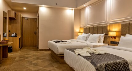 SKS BEACH HOTEL & SPA ( BEACH FRONT HOTEL) Room Type - SUPERIOR FAMILY ROOM-3 BEDDED