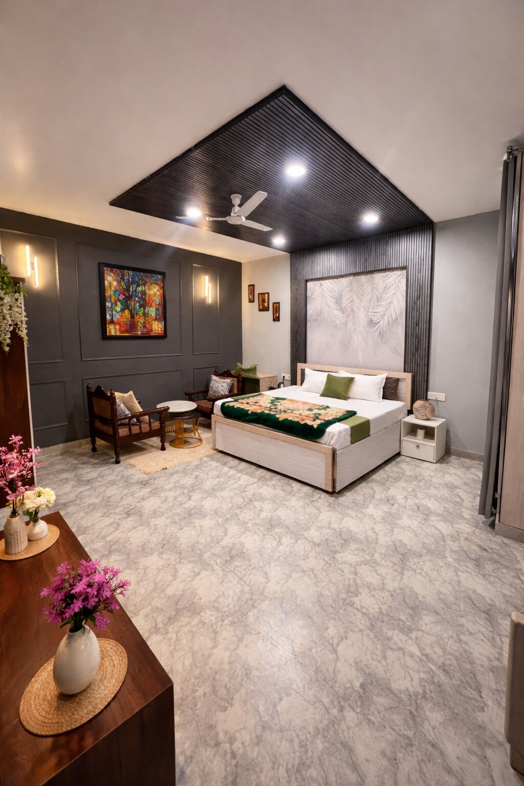 Entire 3 BHK Duplex Villa with Penthouse - Tap to explore photos