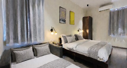 Hotel Marigold With Swimming Pool by SAH Room Type - Family Triple Bed Room