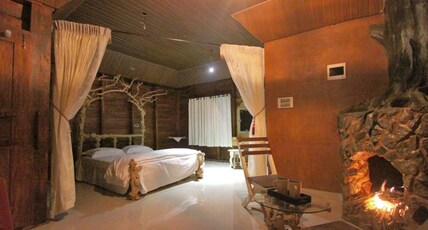 Pugmark Jungle Resort Room Type - Cedar Suite with Fireplace