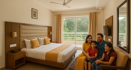 Aroha By Rishikesh | Swimming Pool & Spa Room Type - Family Room - With Balcony Aroha By Rishikesh | Swimming Pool & Spa Room Type - Family Room - With Balcony