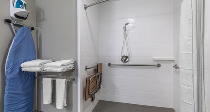 Best Western Plus Denton Inn & Suites Room Type - Accessible - Suite 1 King Bed, Mobility Accessible, Roll In Shower, Wi-Fi, Non-Smoking, Full Breakfa Best Western Plus Denton Inn & Suites Room Type - Accessible - Suite 1 King Bed, Mobility Accessible, Roll In Shower, Wi-Fi, Non-Smoking, Full Breakfa