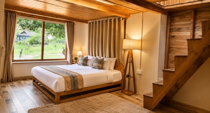 Moksha - By The River | Rooms & Guided Treks Room Type - LUX Cottage