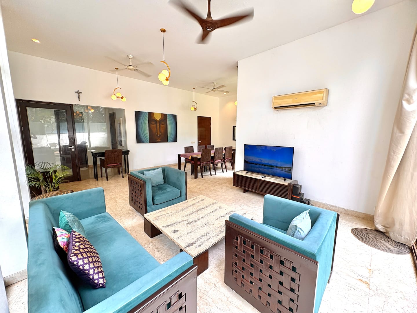 Luxury 4BHK Private Pool Villa in Candolim | Near Candolim Beach - Tap to explore photos