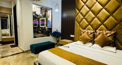 HolidayVilla Amritsar| Luxury Rooms & Suites Room Type - Luxury Bathtub Suite Room with City View, Common Modular Kitchen and Lobby HolidayVilla Amritsar| Luxury Rooms & Suites Room Type - Luxury Bathtub Suite Room with City View, Common Modular Kitchen and Lobby
