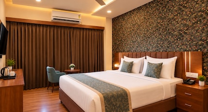 JPS Resort with Swimming Pool IMT Manesar Room Type - Deluxe Room with Access to Swimming Pool JPS Resort with Swimming Pool IMT Manesar Room Type - Deluxe Room with Access to Swimming Pool