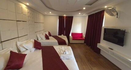 Azuri Bliss Resort ( 1 Min Drive to Railway Station) Room Type - Family Room with Balcony Garden View