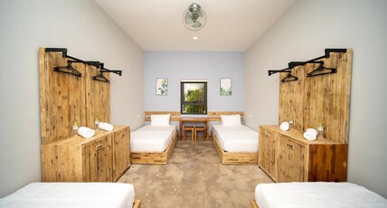 9station Hostel & Bar Phu Quoc Room Type - Quadruple Room with Shared Bathroom