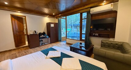 Hotel Asiia Holiday Kasol with Swimming pool (Central heated and air colled) Room Type - Cozy Room with Balcony