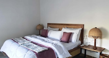 GIRISADAN BOUTIQUE FARMSTAY Room Type - Flame Of The Forest ( Palash ) - Modern Cottage With Open Air Shower & Pool View GIRISADAN BOUTIQUE FARMSTAY Room Type - Flame Of The Forest ( Palash ) - Modern Cottage With Open Air Shower & Pool View