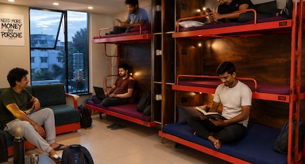 Peters inn Thiruvananthapuram Room Type - 1 Single bed in Male Dorm Upper Berth(AC timings 7pm to 7am) Peters inn Thiruvananthapuram Room Type - 1 Single bed in Male Dorm Upper Berth(AC timings 7pm to 7am)