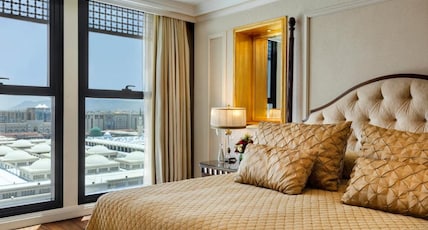 The Biltmore Al Madinah hotel Room Type - Grand Royal Suite Haram View, Two Bedrooms, One Super King, One Queen Beds