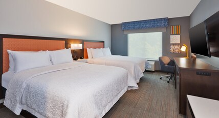 Hampton Inn by Hilton Danville, VA Room Type - 2QN ACCESSIBLE TUB NS