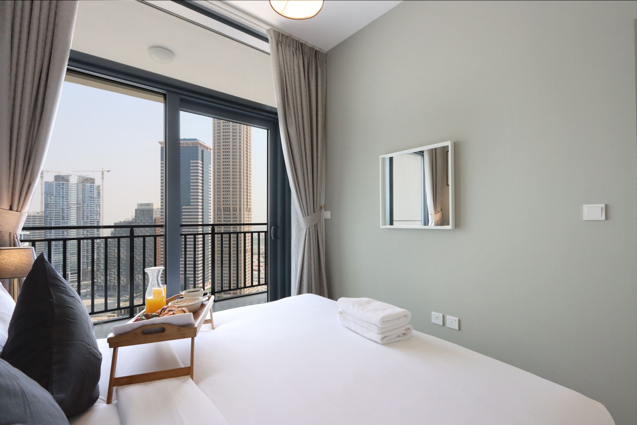 ELIVAAS Curated Canalfront Gem 1BR in Zada Tower - Tap to explore photos