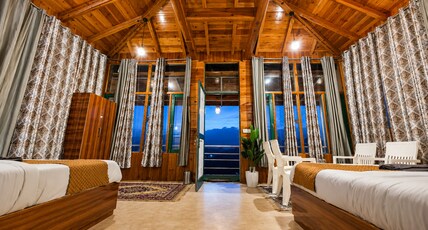 Neelkanth Retreat Room Type - Sunset Valley View Family Room With Private Balcony