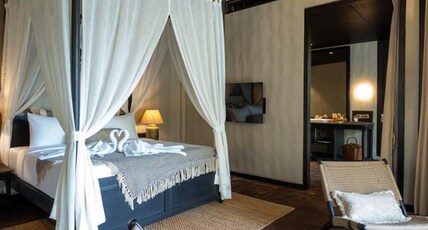 Red Thread Morjim Room Type - Beach House with Private pool
