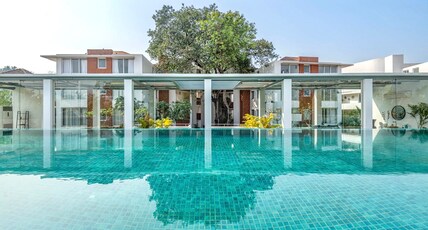 Modern 2BHK w Pool Access | 5km to Coco Beach | Hireavilla Room Type - Modern 2BHK w Pool Access | 5km to Coco Beach | Hireavilla