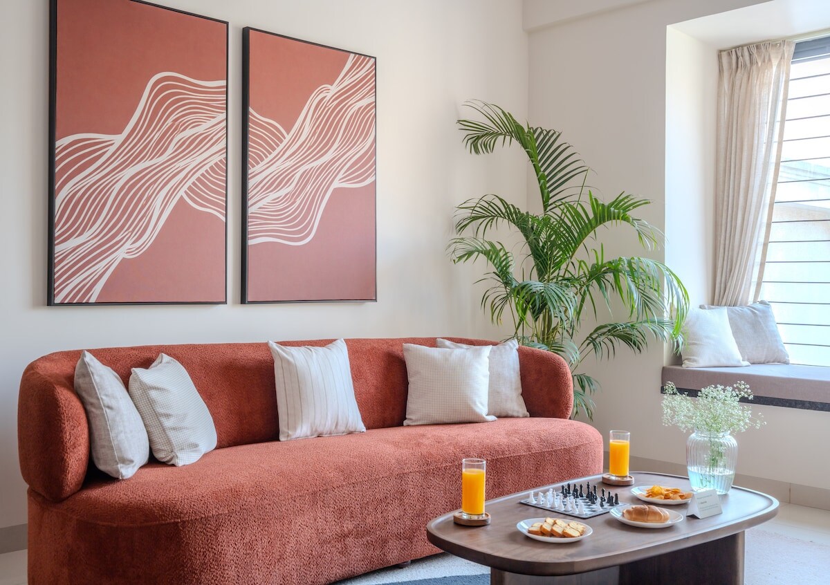 The Sienna HSR by The Blue Kite - 3BHK Apt with WiFi & Inverter surrounded by cafe & restaurants(B) - Tap to explore photos